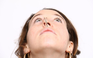 Nose closure that needs a repair procedure to render it straight